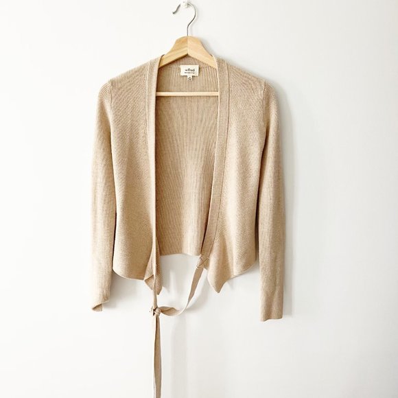 ✨ NWOT Wilfred Manset Tie Up Sweater | Aritzia - Picture 3 of 8